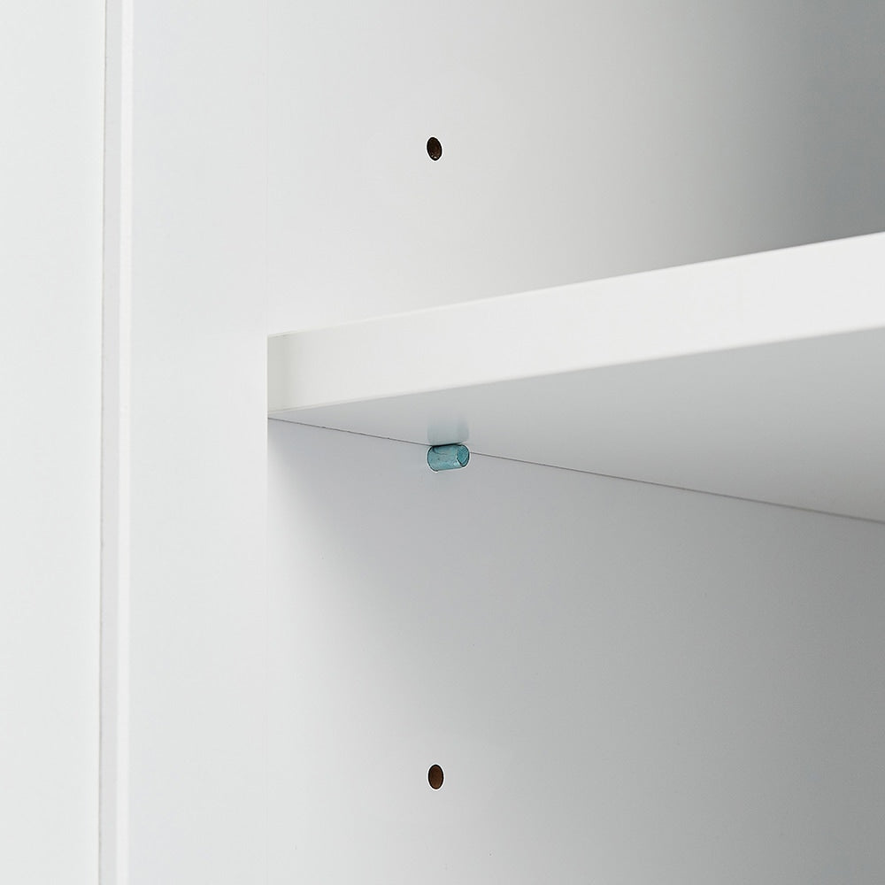 ModernLuxe 19.6-in W x 62.2-in H Wood Composite White Wall-mount Utility Storage Cabinet