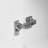ModernLuxe 19.6-in W x 62.2-in H Wood Composite White Wall-mount Utility Storage Cabinet