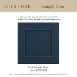 allen + roth Port 36-in W x 34.5-in H x 24-in D Navy 3-Drawer Base Fully Assembled Cabinet (Flat Panel Style)
