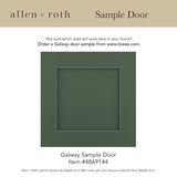 allen + roth Galway 36-in W x 34.5-in H x 24-in D Sage 2-Drawer Base Fully Assembled Cabinet (Flat Panel Style)