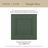 allen + roth Galway 18-in W x 34.5-in H x 24-in D Sage 3-Drawer Base Fully Assembled Cabinet (Flat Panel Style)