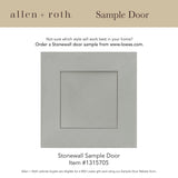 allen + roth Stonewall 33-in W x 34.5-in H x 24-in D Stone Diagonal Corner Base Fully Assembled Cabinet (Flat Panel Shaker Style)