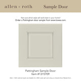 allen + roth Pattingham 27-in W x 34.5-in H x 24-in D Harbor 1-Drawer Base Fully Assembled Cabinet (Raised Panel Slab Door Style)