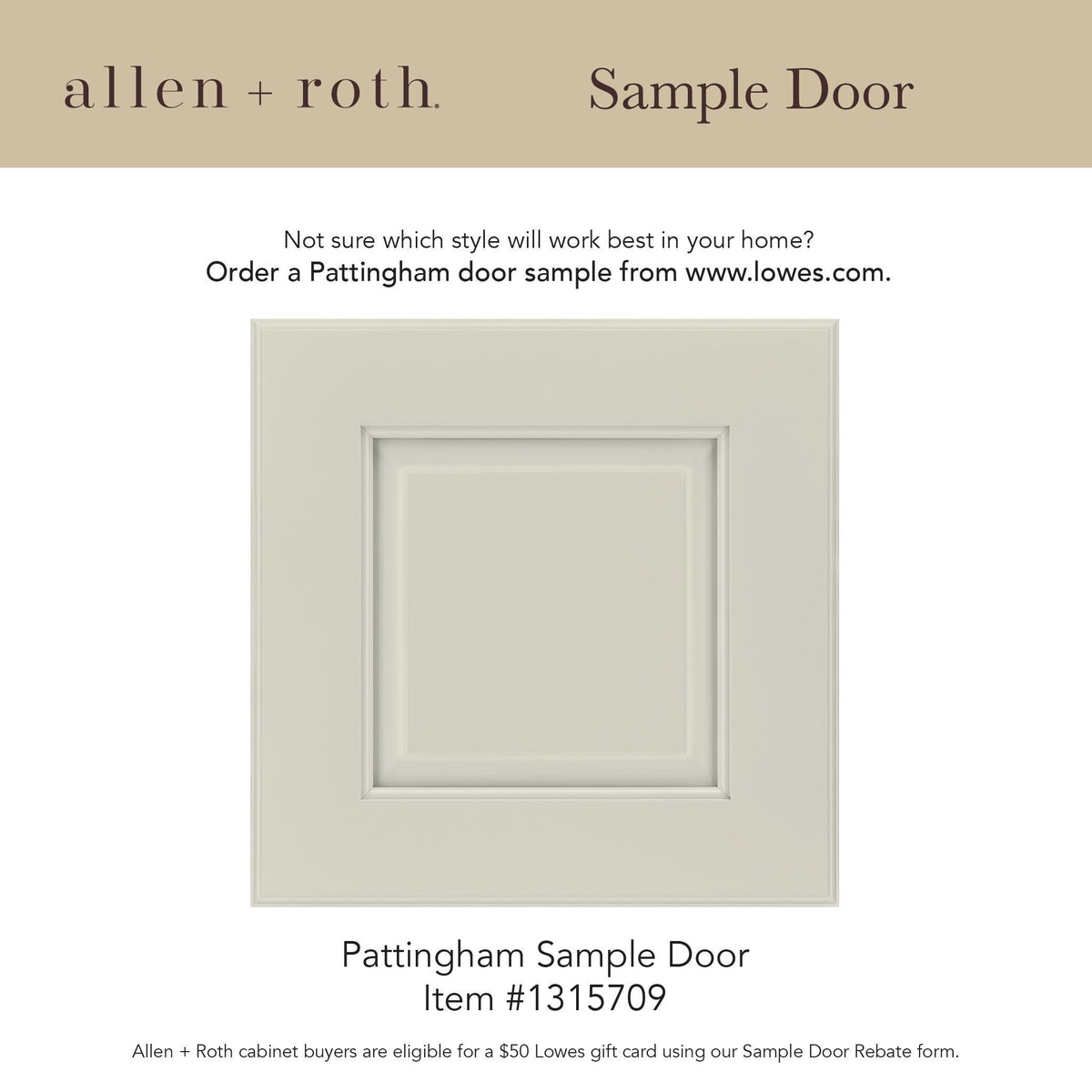 allen + roth Pattingham 36-in W x 34.5-in H x 24-in D Harbor Diagonal Corner Base Fully Assembled Cabinet (Raised Panel Square Style)