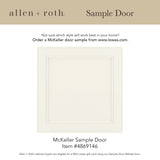 allen + roth McKeller 18-in W x 34.5-in H x 24-in D Linen 1-Drawer Base Fully Assembled Cabinet (Flat Panel Mitered Style)
