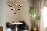 Kichler Phix 6-Light Gold Mid-century Chandelier
