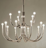Kichler Odensa 15-Light Polished Nickel Modern/Contemporary Chandelier