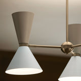 Kichler Phix 6-Light Gold Mid-century Chandelier
