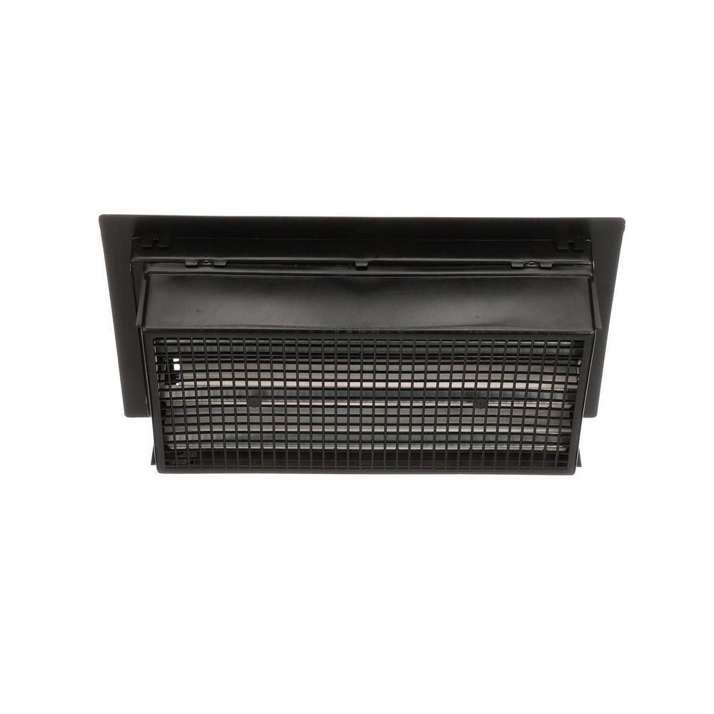 16 in. x 8 in. Automatic Foundation Vent in Black (10 Vents per Carton) - Super Arbor