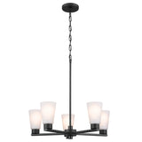 Kichler Stamos 5-Light Black Transitional Chandelier