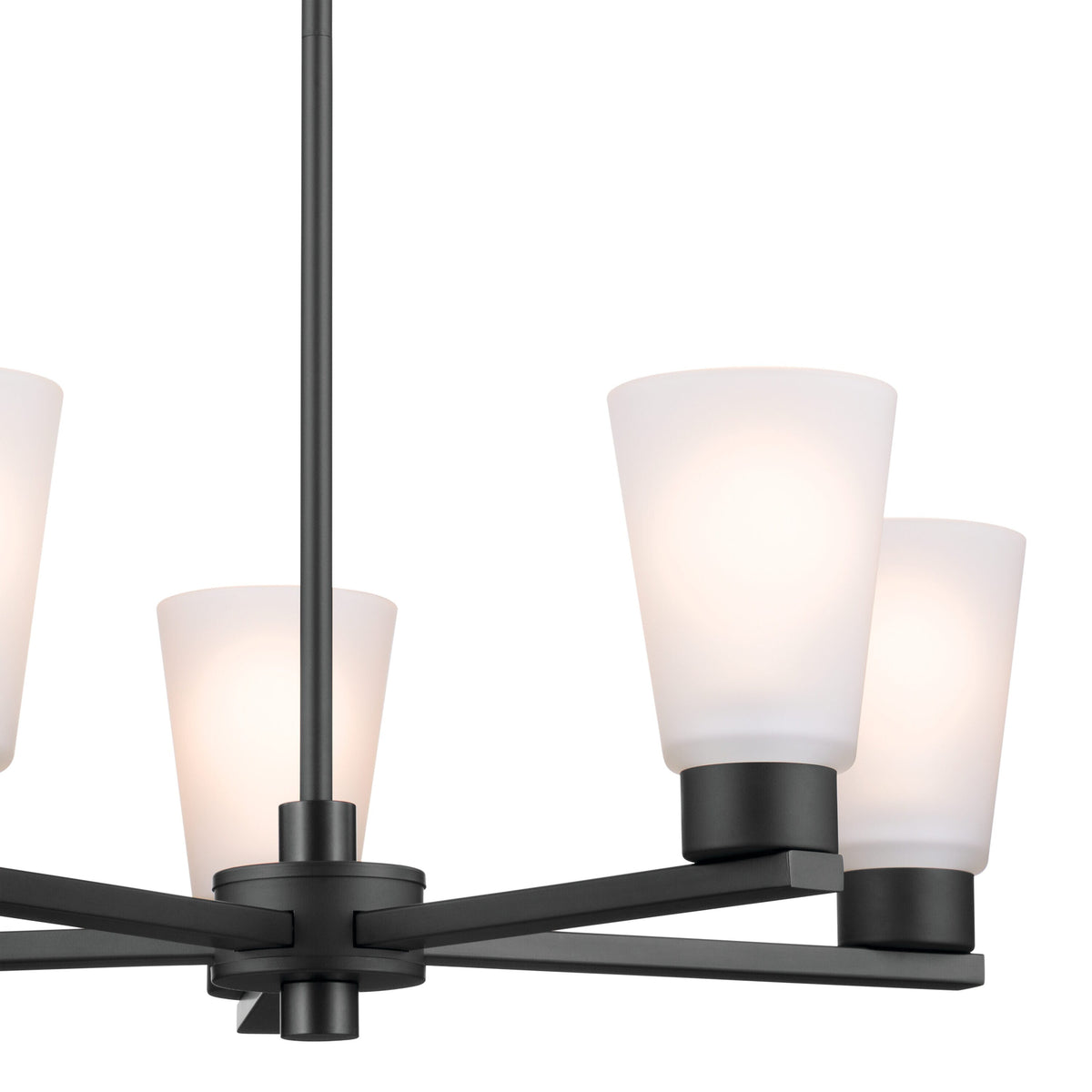 Kichler Stamos 5-Light Black Transitional Chandelier