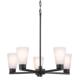 Kichler Stamos 5-Light Black Transitional Chandelier