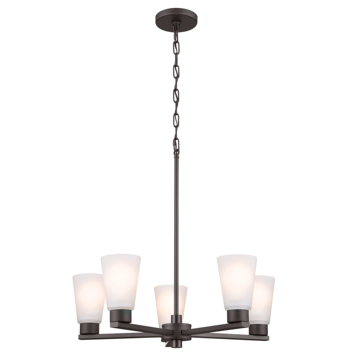 Kichler Stamos 5-Light Bronze Transitional Chandelier