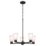 Kichler Stamos 5-Light Bronze Transitional Chandelier