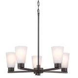 Kichler Stamos 5-Light Bronze Transitional Chandelier