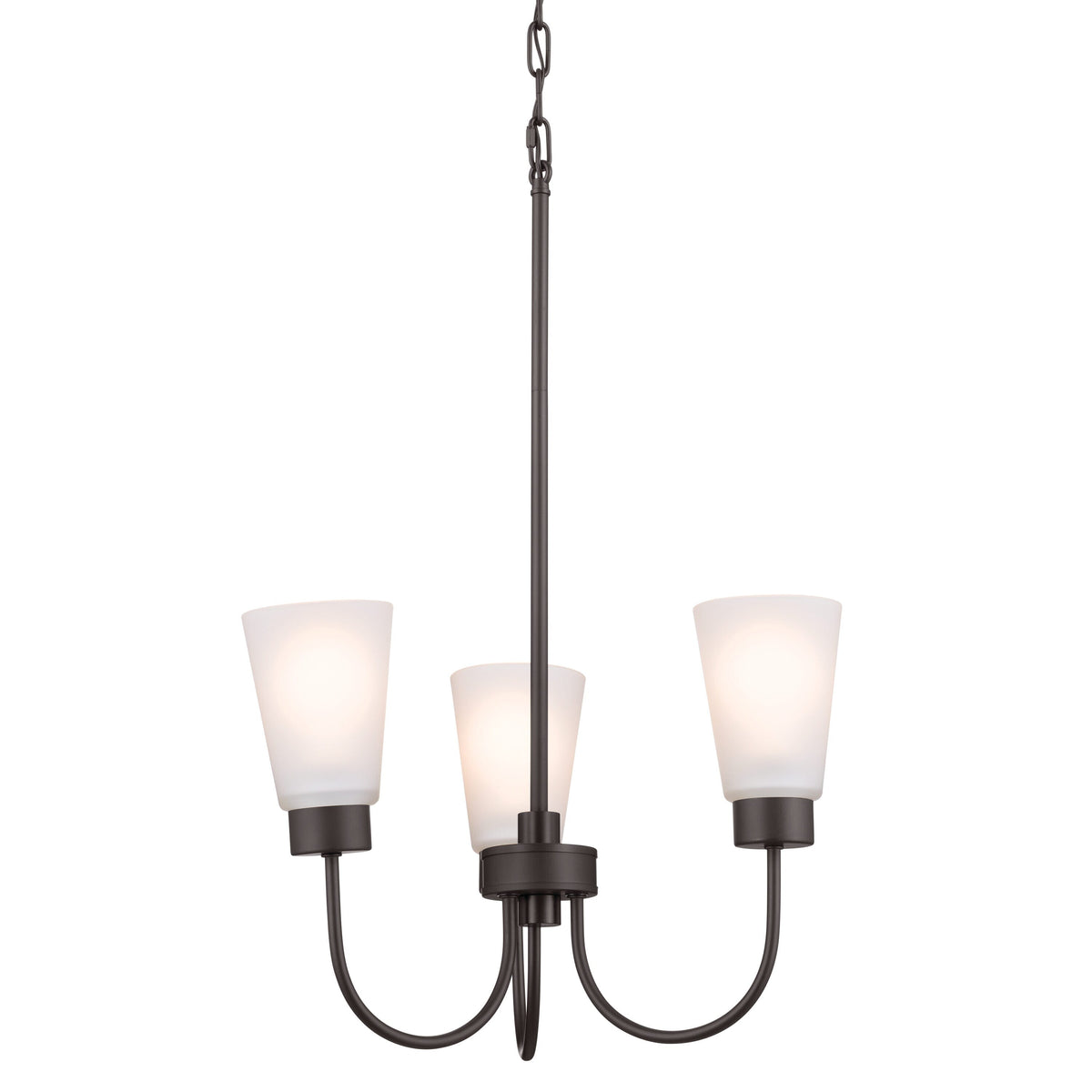 Kichler Erma 3-Light Bronze Transitional Chandelier