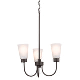 Kichler Erma 3-Light Bronze Transitional Chandelier