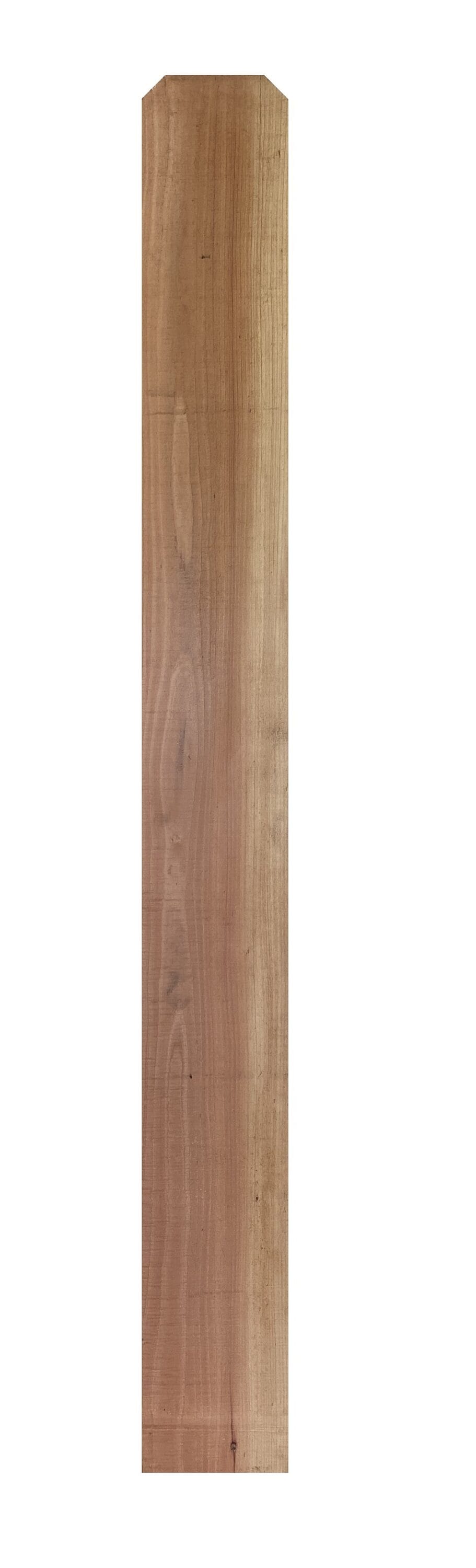 3/4-in x 7-1/2-in x 5-ft Redwood Dog Ear Fence Picket