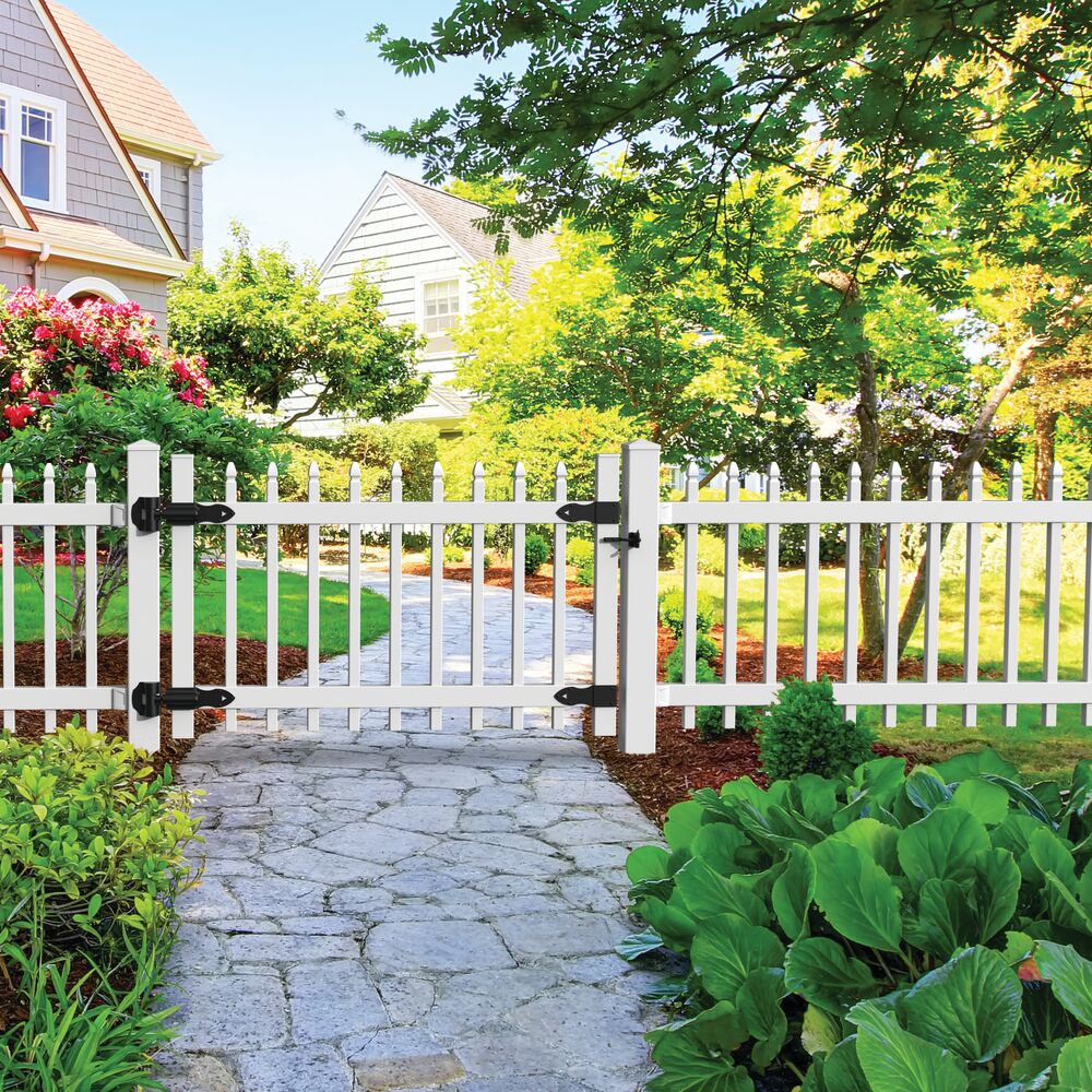 Freedom 4-in W x 4-in L White Vinyl Fence Post Cap- Fits Common Post Measurement: 4-in x 4-in