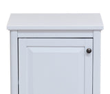 Alaterre Furniture Dorset 17-in x 29-in x 13-in White Wood Freestanding Linen Cabinet