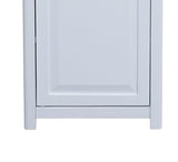 Alaterre Furniture Dorset 17-in x 29-in x 13-in White Wood Freestanding Linen Cabinet