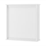 Alaterre Furniture 27-in x 29-in x 8-in White Bathroom Wall Cabinet