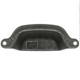 Laurey Riverstone 3-in (76mm) Center to Center Oil Rubbed Bronze Rectangular Cup Drawer Pull