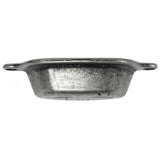 Laurey Riverstone 3-in (76mm) Center to Center Distressed Pewter Rectangular Cup Drawer Pull