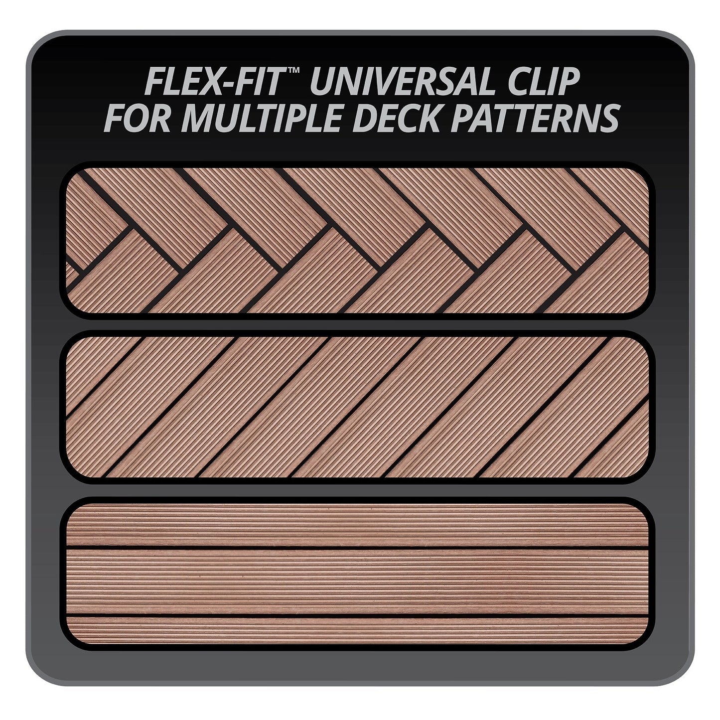 GRIP-RITE NINJA Ninja 1.625-in Black Hidden Deck Fastener 50-sq ft (90-Pack)