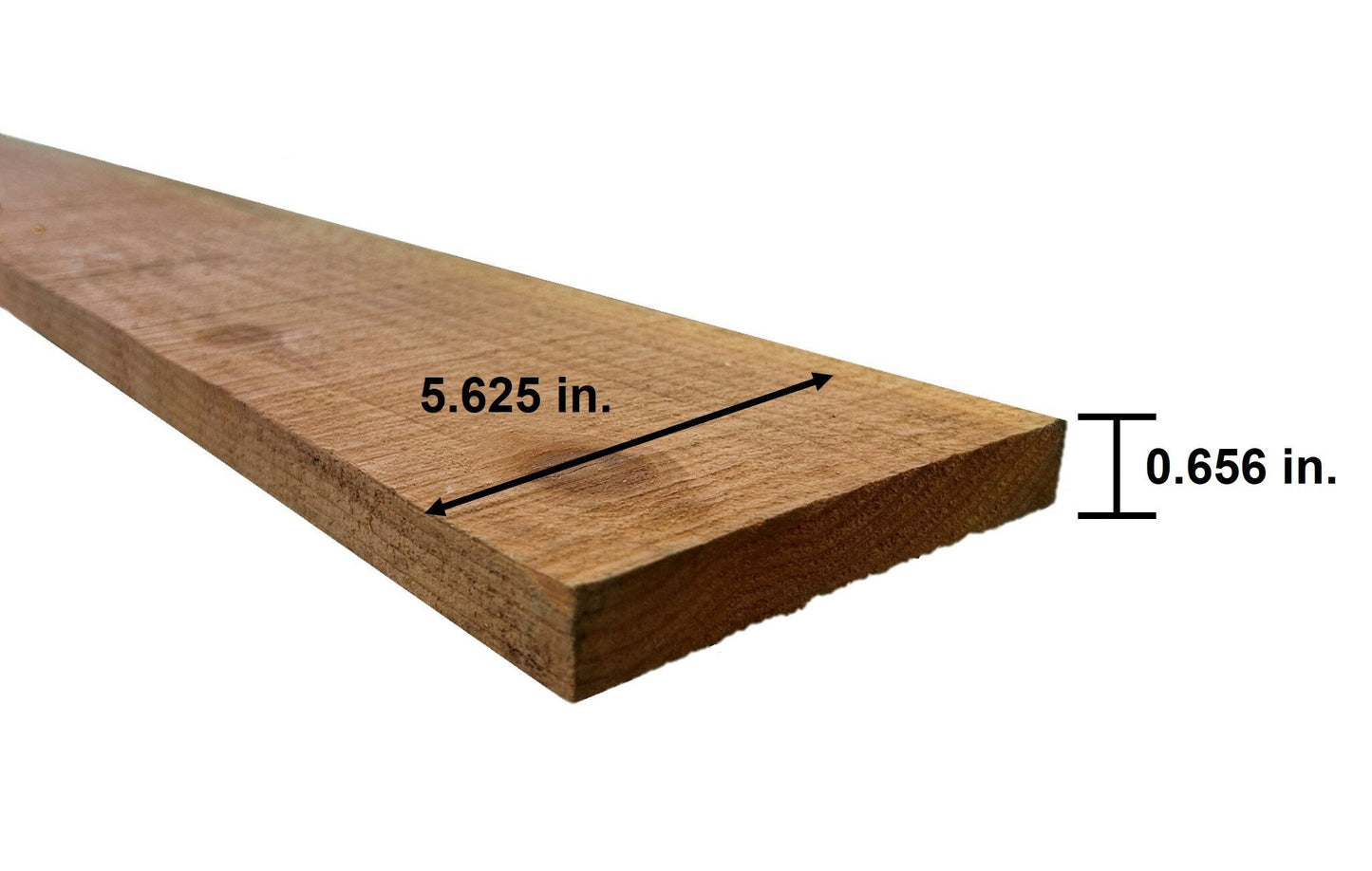 5/8-in x 5-1/2-in x 8-ft Redwood Flat-top Fence Picket