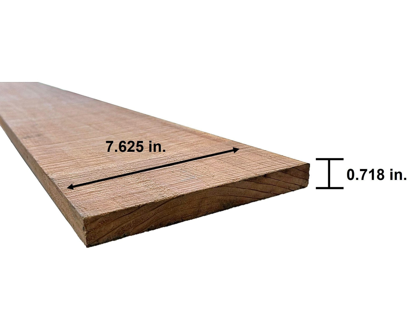 1-in x 8-in x 6-ft Redwood Flat-top Fence Picket