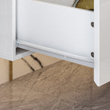 FUFU&GAGA Modern/Contemporary White Tv Cabinet (Accommodates TVs up to 65-in)