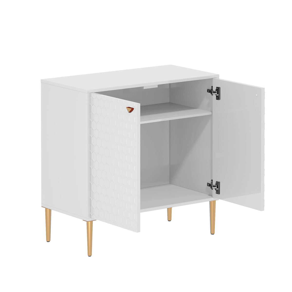 Clihome 15.75-in W x 32-in H Mdf White Freestanding Utility Storage Cabinet