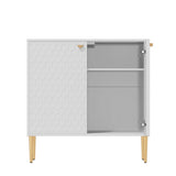 Clihome 15.75-in W x 32-in H Mdf White Freestanding Utility Storage Cabinet