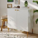 Clihome 15.75-in W x 32-in H Mdf White Freestanding Utility Storage Cabinet