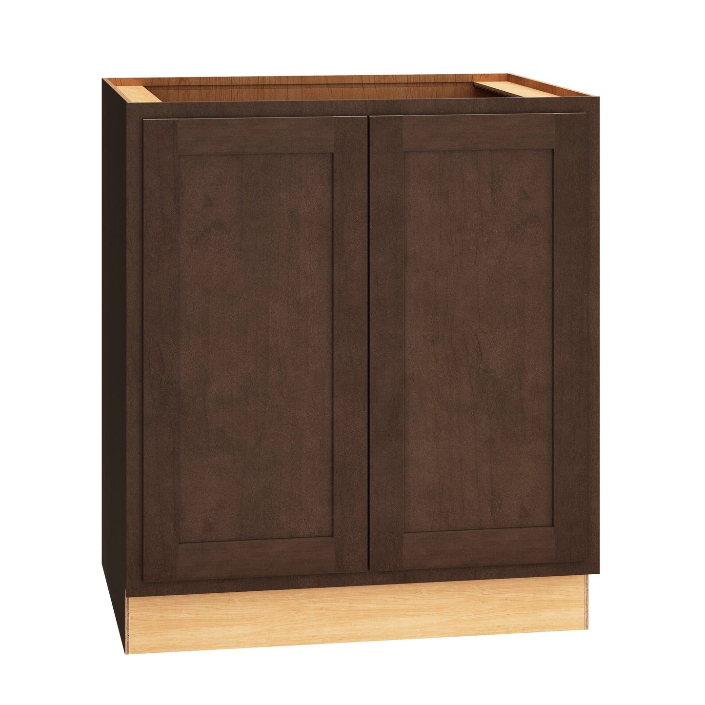 Diamond Express Jamestown 30-in W x 34.5-in H x 24-in D Thatch Partial Overlay Base Fully Assembled Plywood Cabinet (Recessed Panel Shaker Door Style)