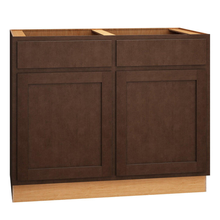 Diamond Express Jamestown 42-in W x 34.5-in H x 24-in D Thatch Partial Overlay 1-Drawer Base Fully Assembled Plywood Cabinet (Recessed Panel Shaker Style)