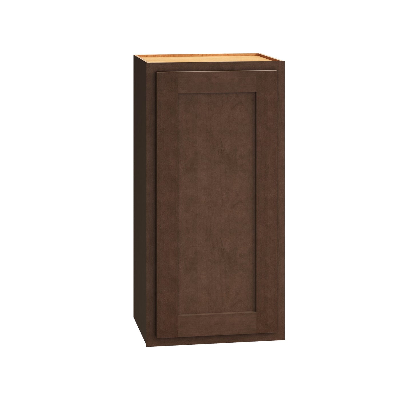 Diamond Express Jamestown 15-in W x 30-in H x 12-in D Thatch Partial Overlay Wall Fully Assembled Plywood Cabinet (Recessed Panel Shaker Door Style)