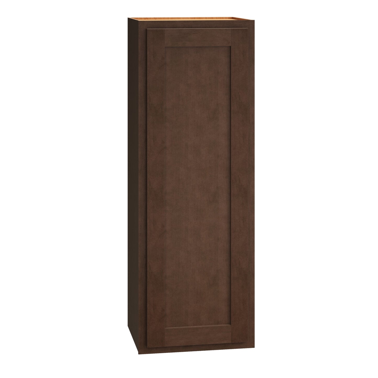 Diamond Express Jamestown 15-in W x 42-in H x 12-in D Thatch Partial Overlay Wall Fully Assembled Plywood Cabinet (Recessed Panel Shaker Door Style)