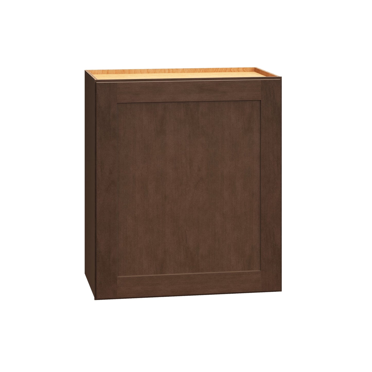 Diamond Express Jamestown 21-in W x 24-in H x 12-in D Thatch Partial Overlay Wall Fully Assembled Plywood Cabinet (Recessed Panel Shaker Door Style)