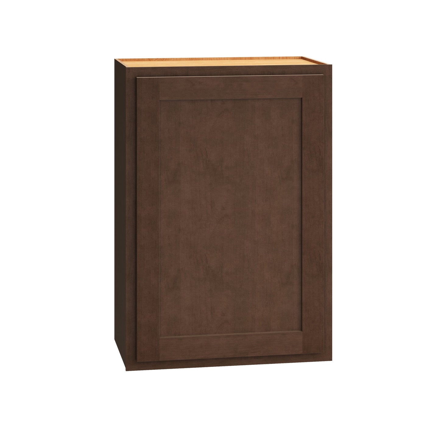 Diamond Express Jamestown 21-in W x 30-in H x 12-in D Thatch Partial Overlay Wall Fully Assembled Plywood Cabinet (Recessed Panel Shaker Door Style)