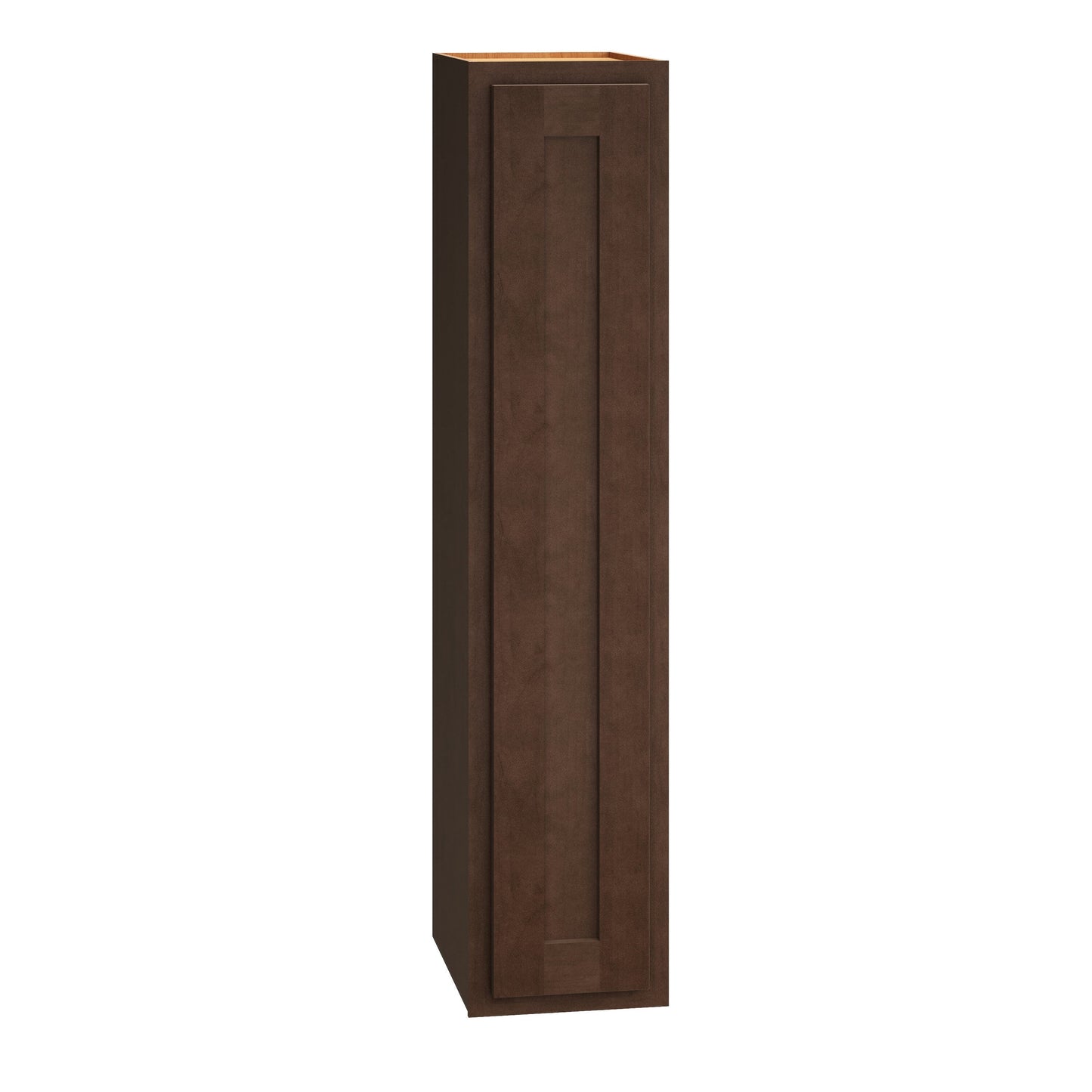 Diamond Express Jamestown 9-in W x 42-in H x 12-in D Thatch Partial Overlay Wall Fully Assembled Plywood Cabinet (Recessed Panel Shaker Door Style)