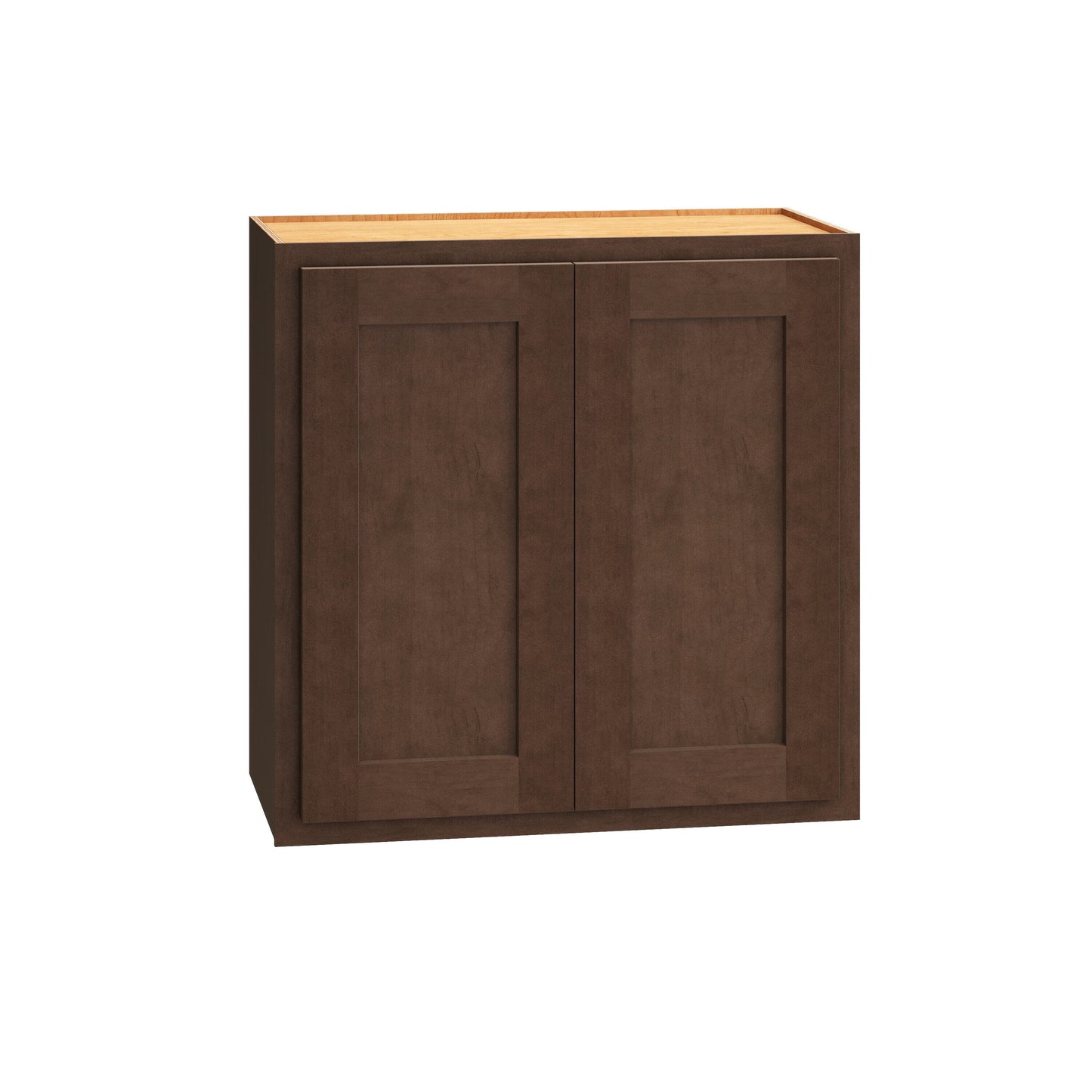 Diamond Express Jamestown 24-in W x 24-in H x 12-in D Thatch Partial Overlay Wall Fully Assembled Plywood Cabinet (Recessed Panel Shaker Door Style)