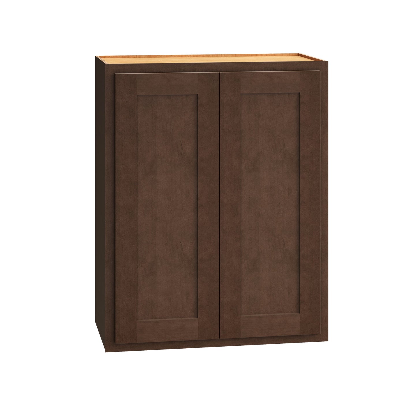Diamond Express Jamestown 24-in W x 30-in H x 12-in D Thatch Partial Overlay Wall Fully Assembled Plywood Cabinet (Recessed Panel Shaker Door Style)