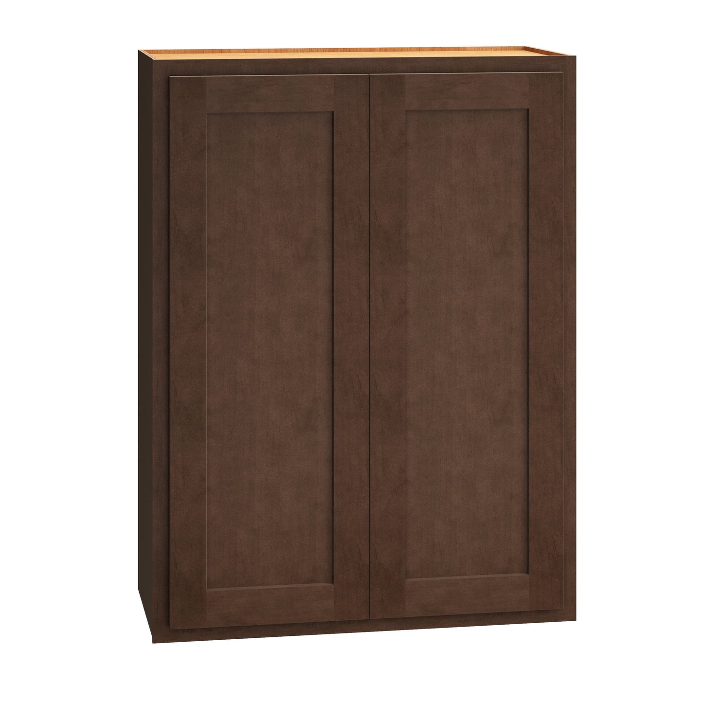 Diamond Express Jamestown 27-in W x 36-in H x 12-in D Thatch Partial Overlay Wall Fully Assembled Plywood Cabinet (Recessed Panel Shaker Door Style)
