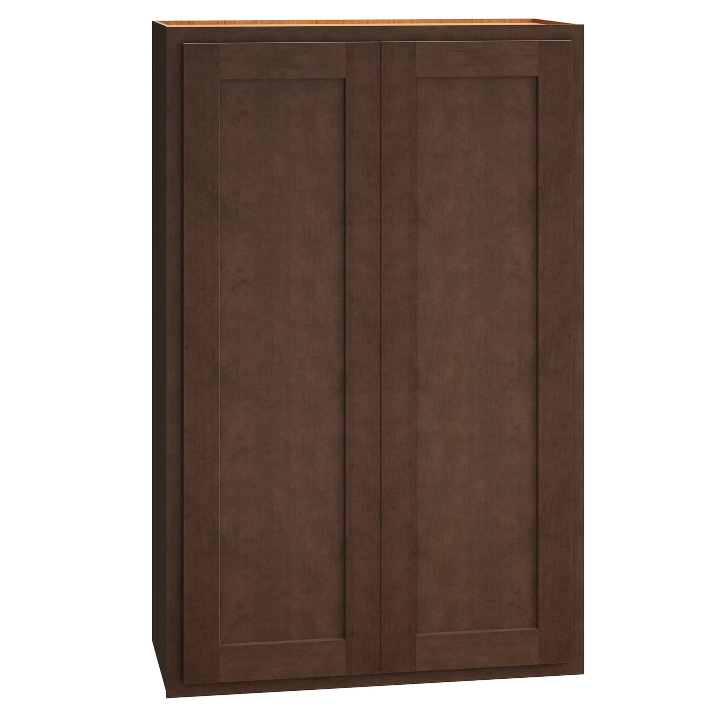 Diamond Express Jamestown 27-in W x 42-in H x 12-in D Thatch Partial Overlay Wall Fully Assembled Plywood Cabinet (Recessed Panel Shaker Door Style)