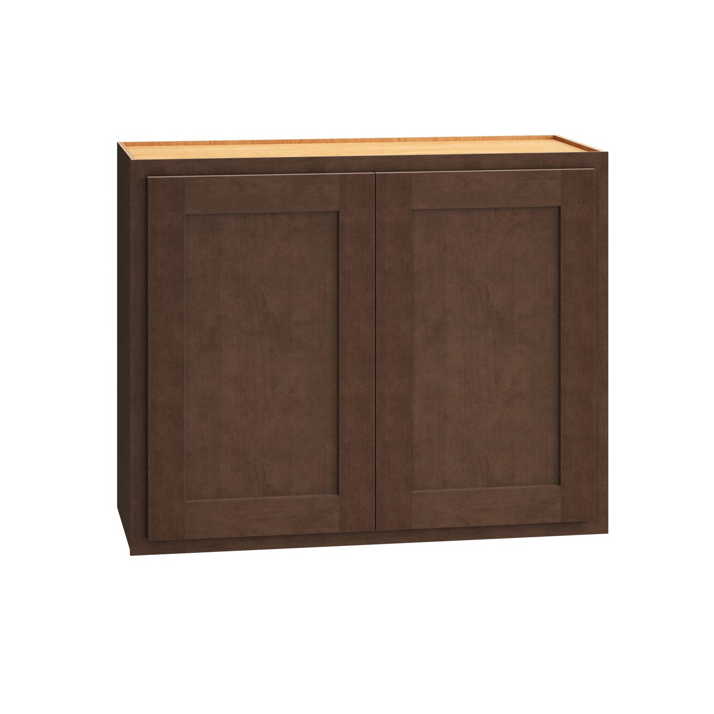 Diamond Express Jamestown 30-in W x 24-in H x 12-in D Thatch Partial Overlay Wall Fully Assembled Plywood Cabinet (Recessed Panel Shaker Door Style)