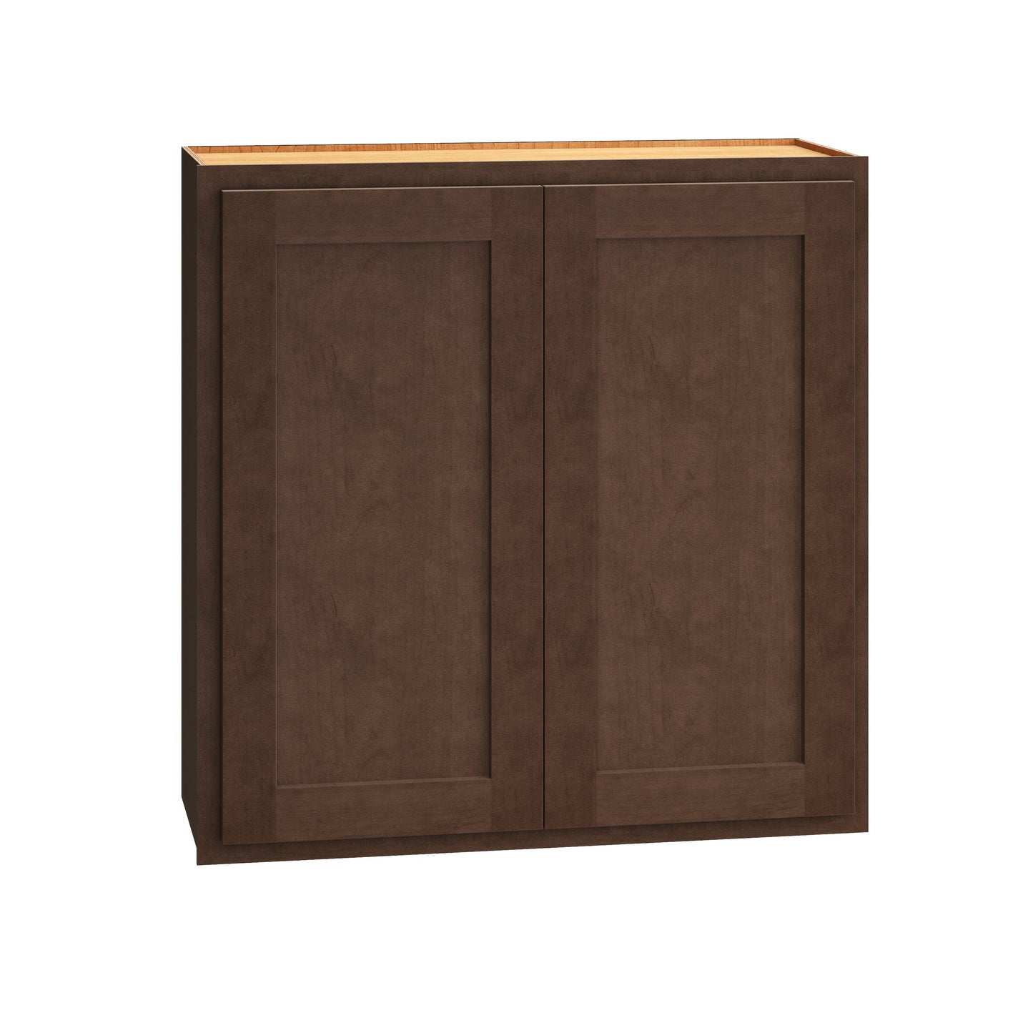 Diamond Express Jamestown 30-in W x 30-in H x 12-in D Thatch Partial Overlay Wall Fully Assembled Plywood Cabinet (Recessed Panel Shaker Door Style)