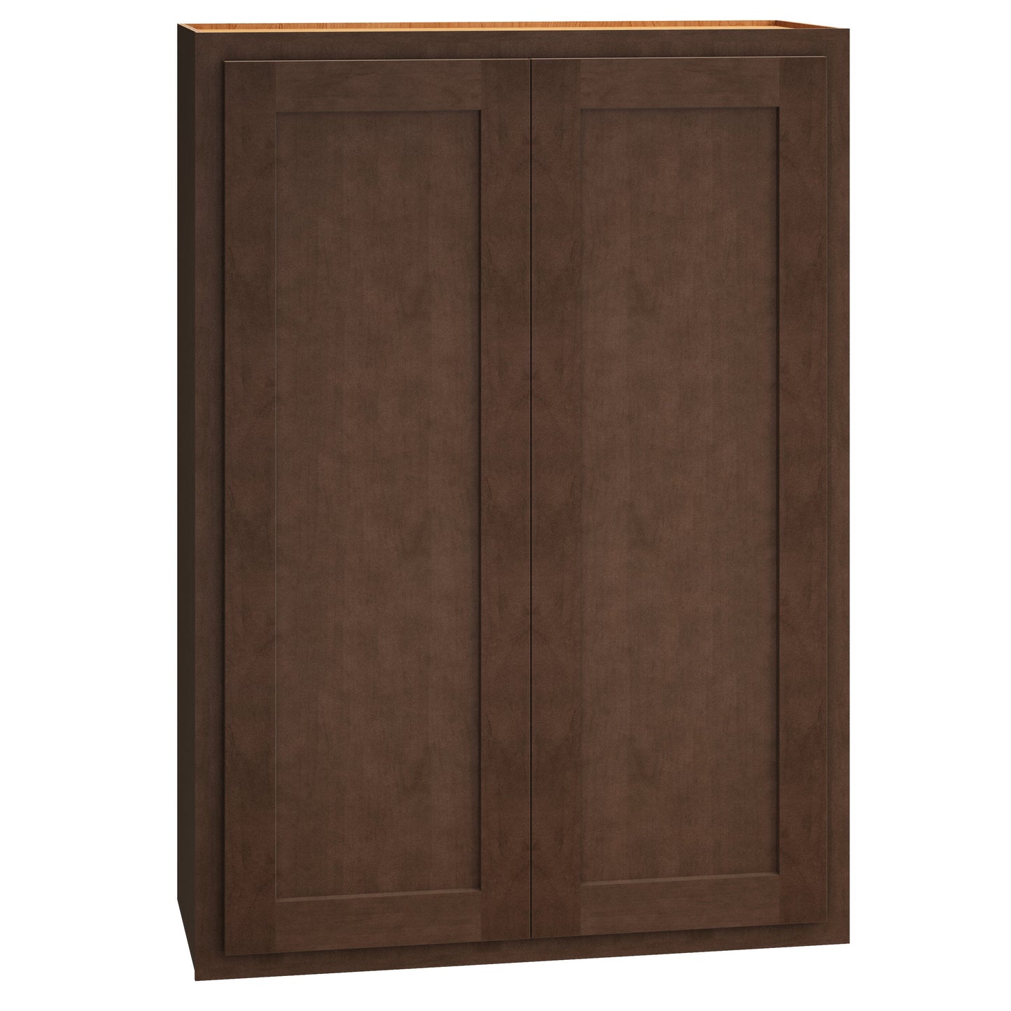 Diamond Express Jamestown 30-in W x 42-in H x 12-in D Thatch Partial Overlay Wall Fully Assembled Plywood Cabinet (Recessed Panel Shaker Door Style)