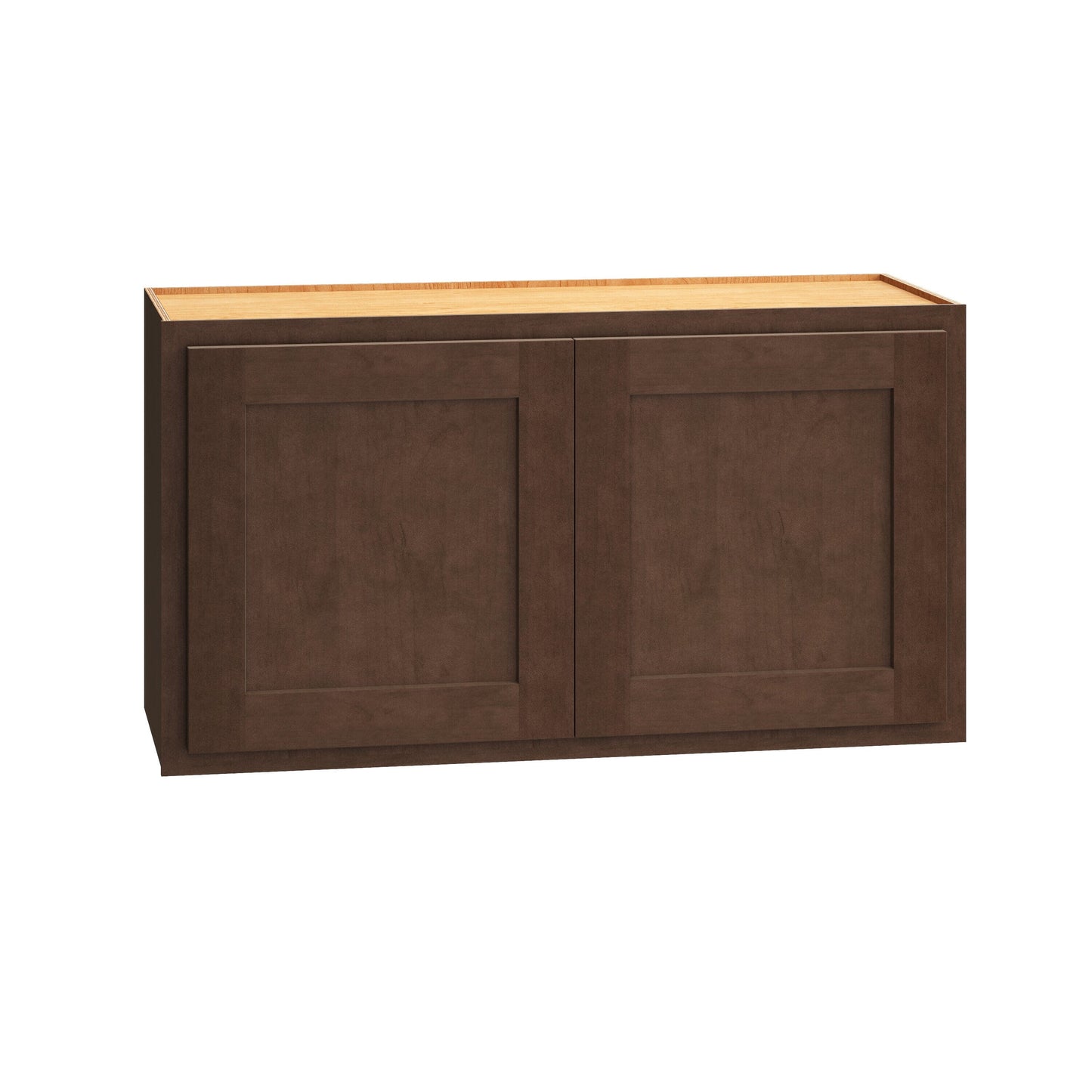 Diamond Express Jamestown 33-in W x 18-in H x 12-in D Thatch Partial Overlay Wall Fully Assembled Plywood Cabinet (Recessed Panel Shaker Door Style)